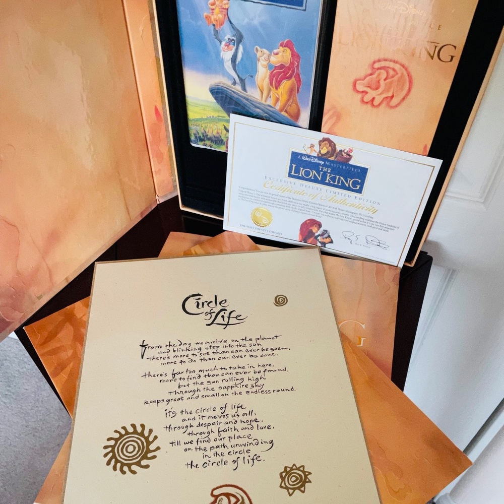 Lion King Exclusive Commemorative Epigraph 1995